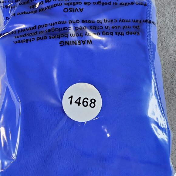 Mens Sunpoint Blue Long Sleeve Stretch Athletic Crew Neck Shirt Size L - Picture 7 of 7